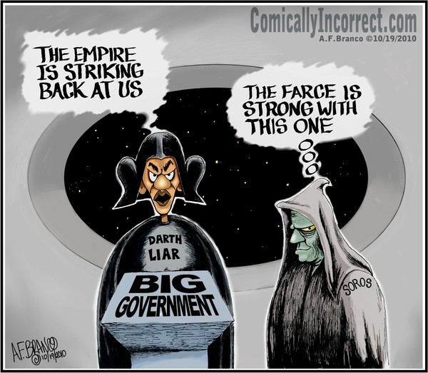 Darth Liar Obama (Cartoon)