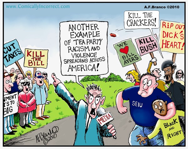 Right Wing Violence (Cartoon)