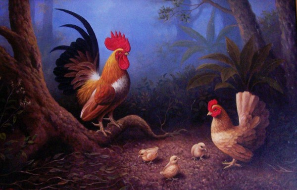 IF I HADN'T PAINTING ,I WOULD HAVE RISE A CHICKEN
