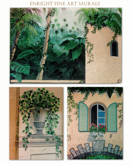 Murals and Trompe l' oeil