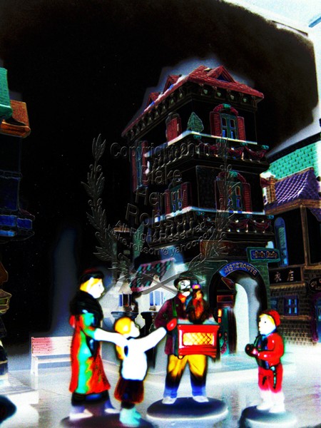 Department 56 Christmas Village Digital Art