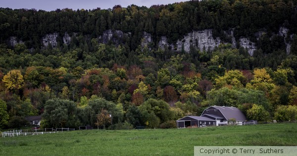 Mount Nemo view in fall