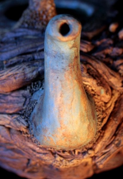 Wooden teapot
