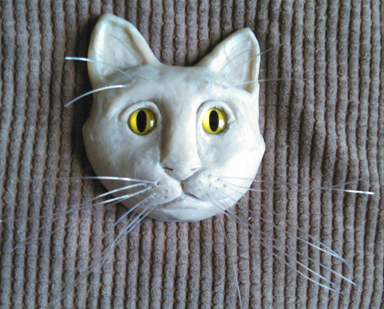 White Kitty Sculpey