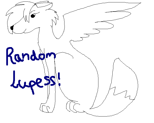 Random Lupess done on MS Paint...XD