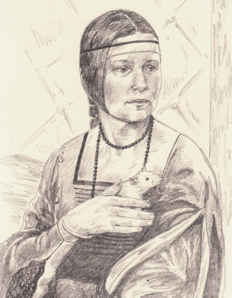 Self portrait after Da Vinci