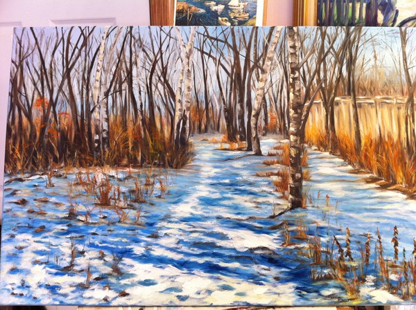 Sunny winter day