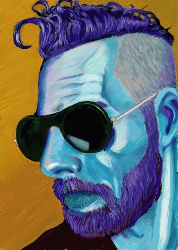 self portrait in bruise