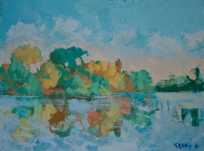 Colours on river