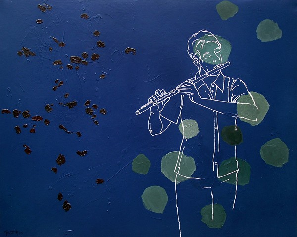 Written painting by Alzek Misheff