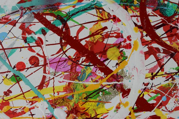 Red Bubbles 010 Print (10)