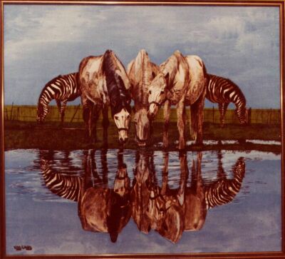 Horses and zebras