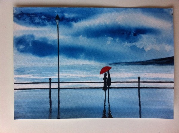 red umbrella