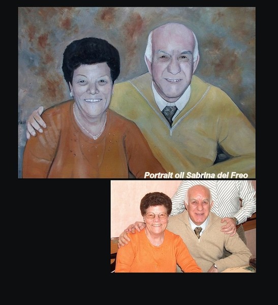 Ritratti su commissione a olio
