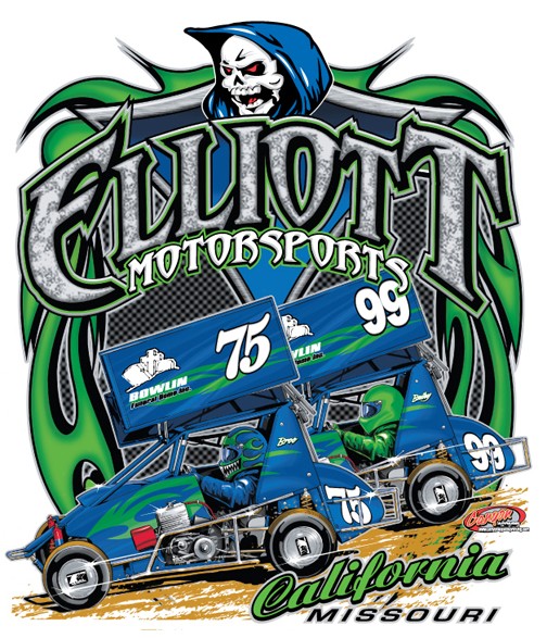 ELLIOTT MOTORSPORTS BACK