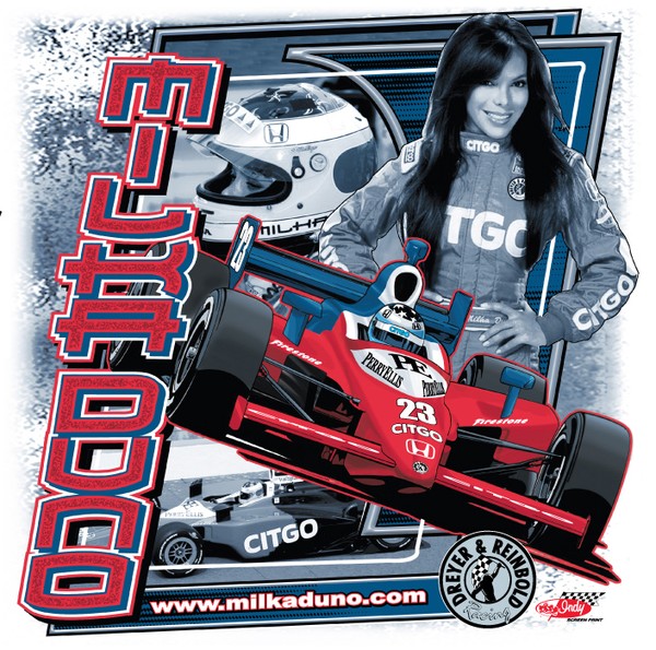 2009 MILKA DUNO INDY CAR BACK
