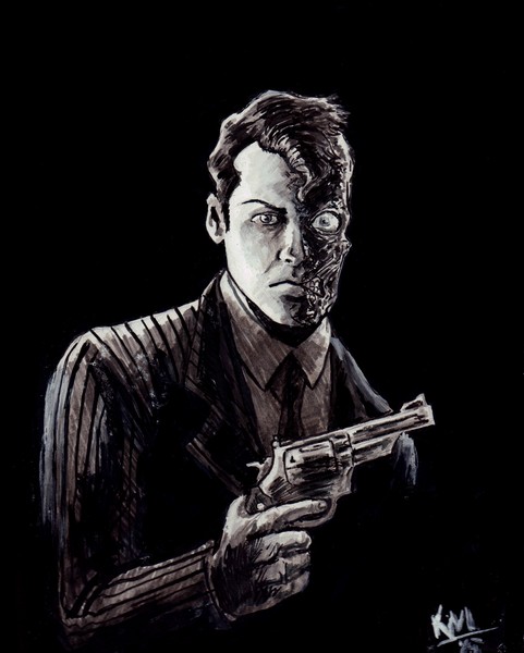 Two-Face portrait