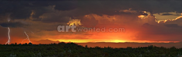 Sun set with a bang