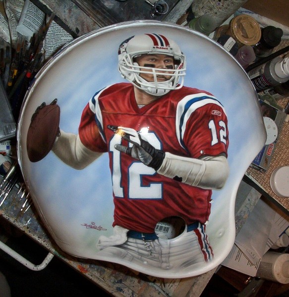 Tom Brady Throwback Helmet