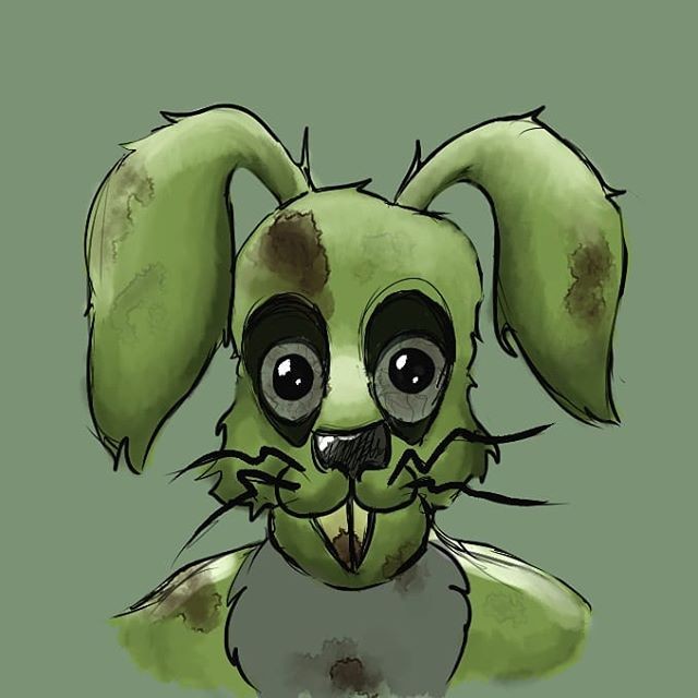 Springtrap #digitalart quich sketch ??? #springtrap #fnaf #animatronic