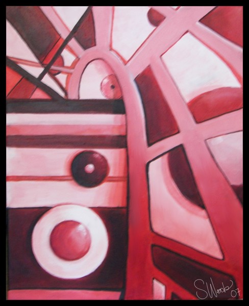 Abstract Red