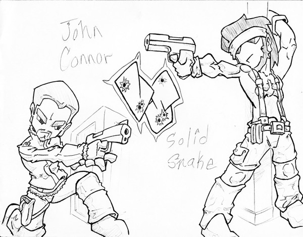 John conner vs solid snake