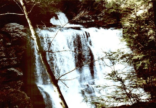 grey towers waterfalls