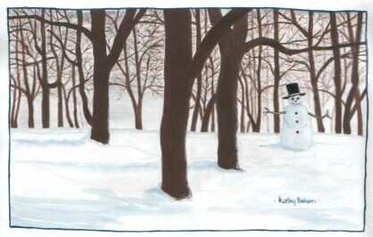 Tree and Snowman