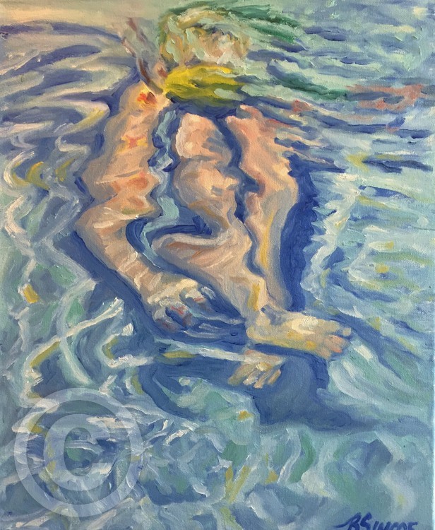 Alex underwater