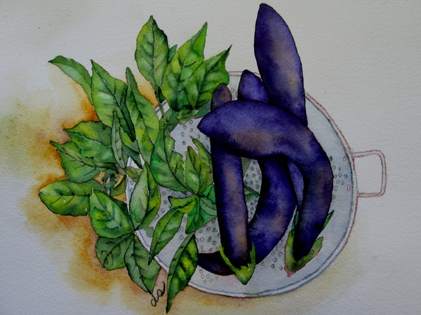 Basil and Eggplant