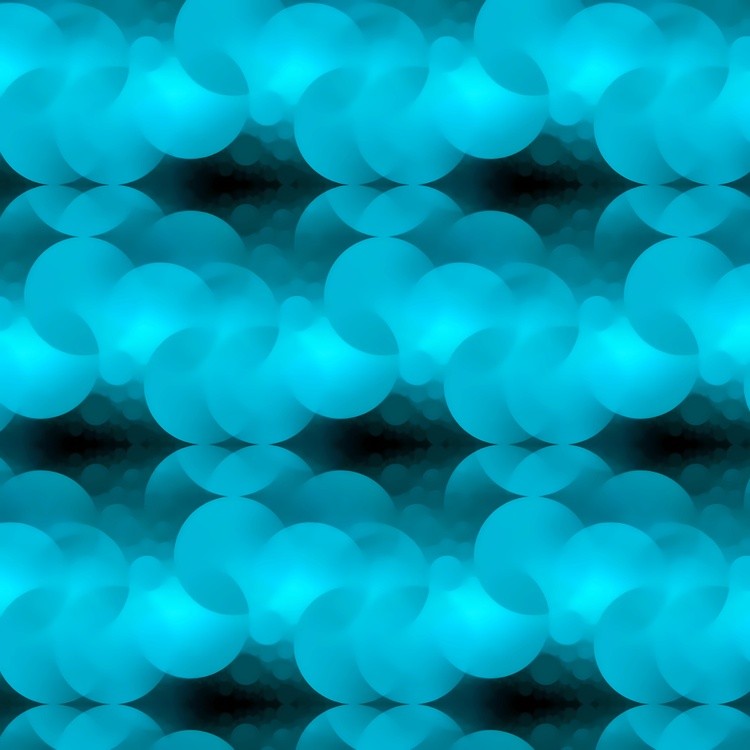 Blue-ish Turquoise Mosaic Blur Pattern ~ 6.16.24.3