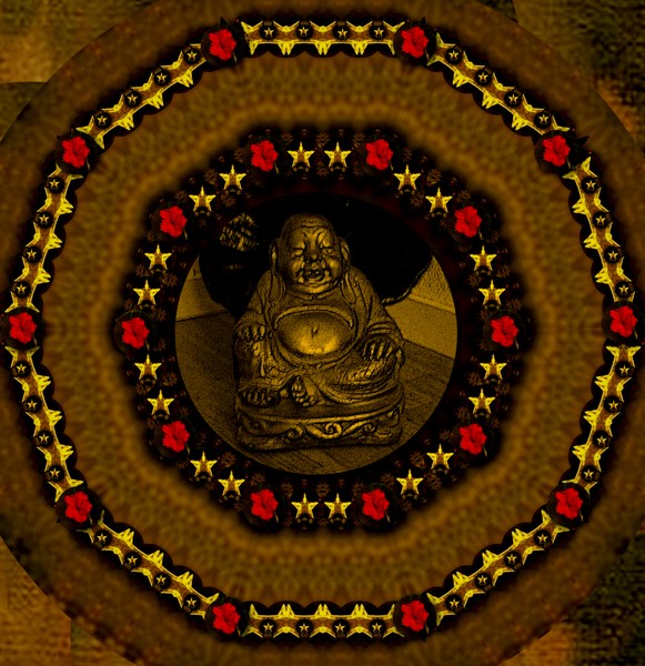 Buddha among stars
