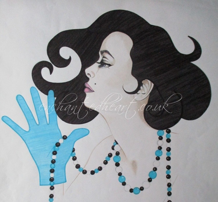 Glove, Beads and Glamour