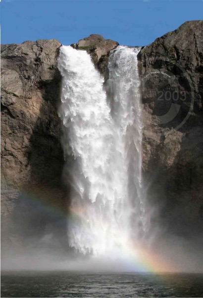 Rainbow at Snoqualmie Falls