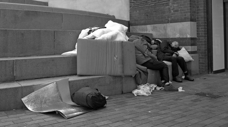 Pile Of Homeless