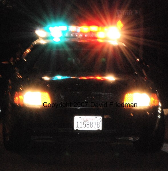 Police Car at the Scene