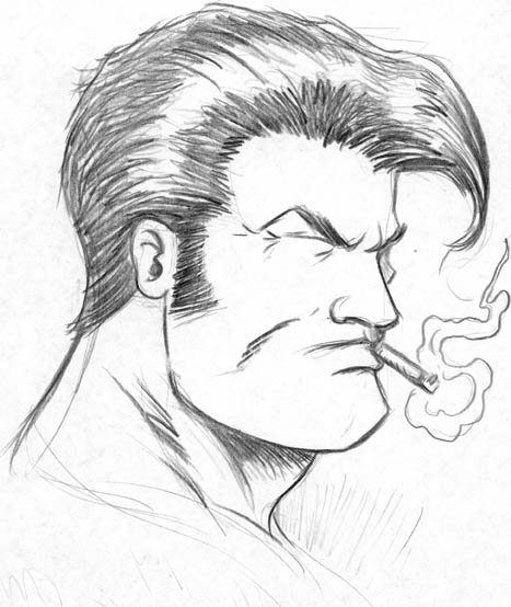 Rockabilly Rex mug shot!