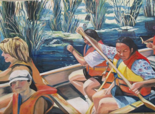 Learning to Paddle a Canoe