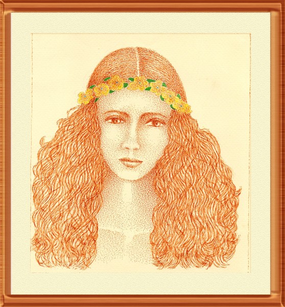 Flores no cabelo (flowers in the hair)