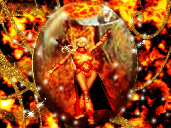 The Enchanted Fire Glass