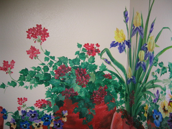 Garden Bathroom Mural 3