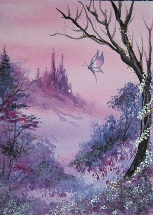 fantasy with glitter.