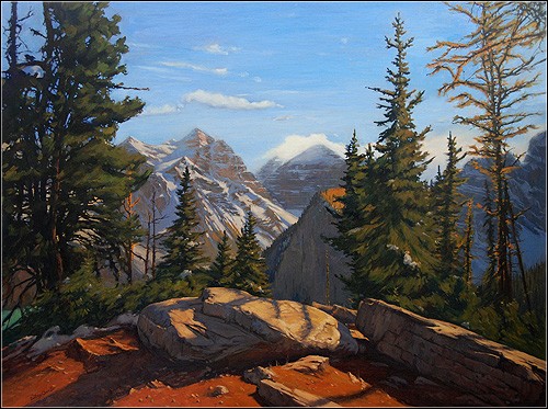 A serene view of Rockies