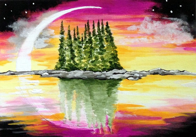 Crescent Framing Pines