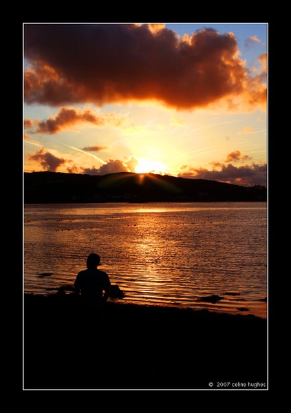 Silhouette Over Lough Swilly