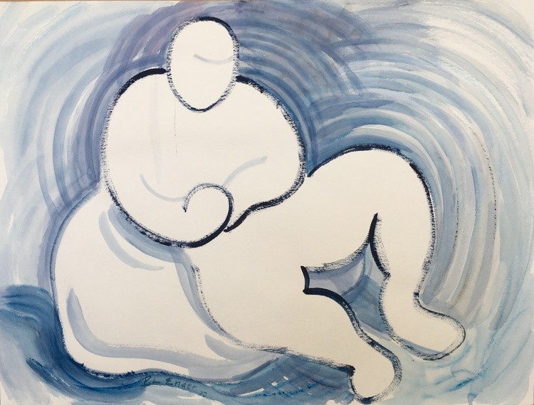 Blue Nude #2