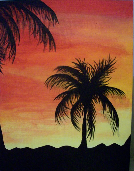 orange sunset