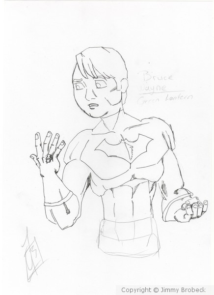 batman as green lantern