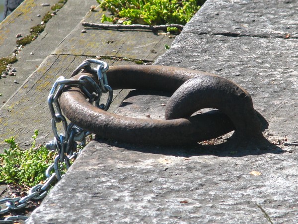 ..chained..