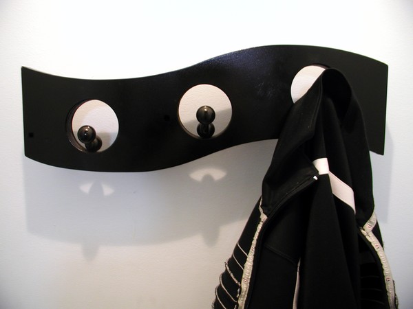 Black and White Coat Rack